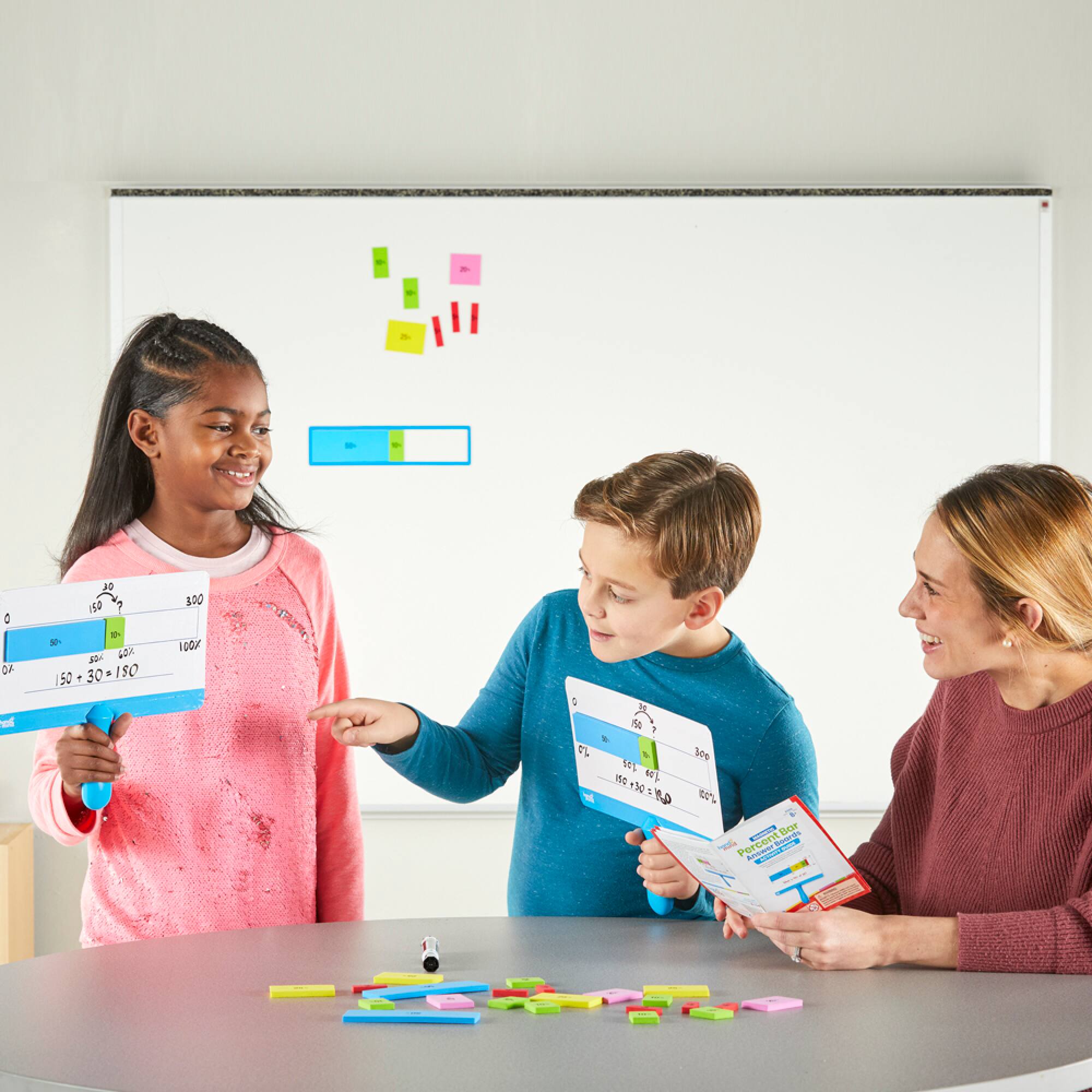 hand2mind® Magnetic Percent Bars Classroom Set